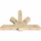 Ekena Millwork Redmond Rough Sawn Timber Gable Bracket, Douglas Fir, 60"W x 40"H x 6"D x 6"F, 16/12 Pitch GBW060X40X0606RED00RDF - alternate 5